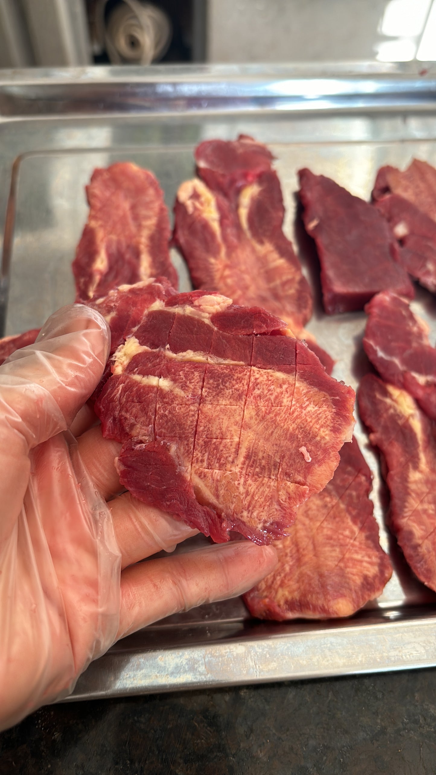 Beef Slices - Tongue 5mm 200g ❄Frozen