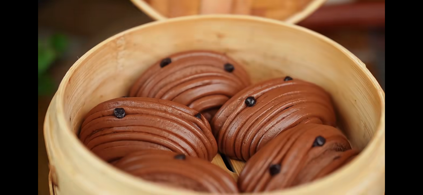 Chocolate Flower Bun