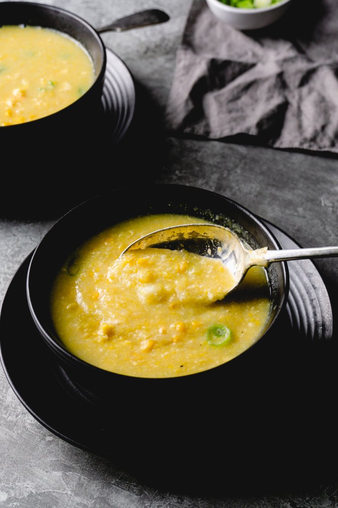 Cantonese-Style Chicken and Sweet Corn Soup