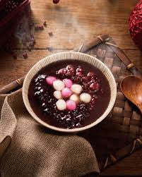 π£ Purple Sticky Rice & Red Bean Porridge - fresh