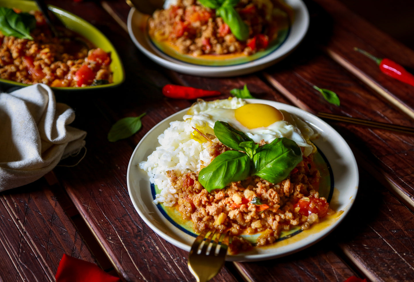 Thai Basil Pork （Pad Krapow Moo）