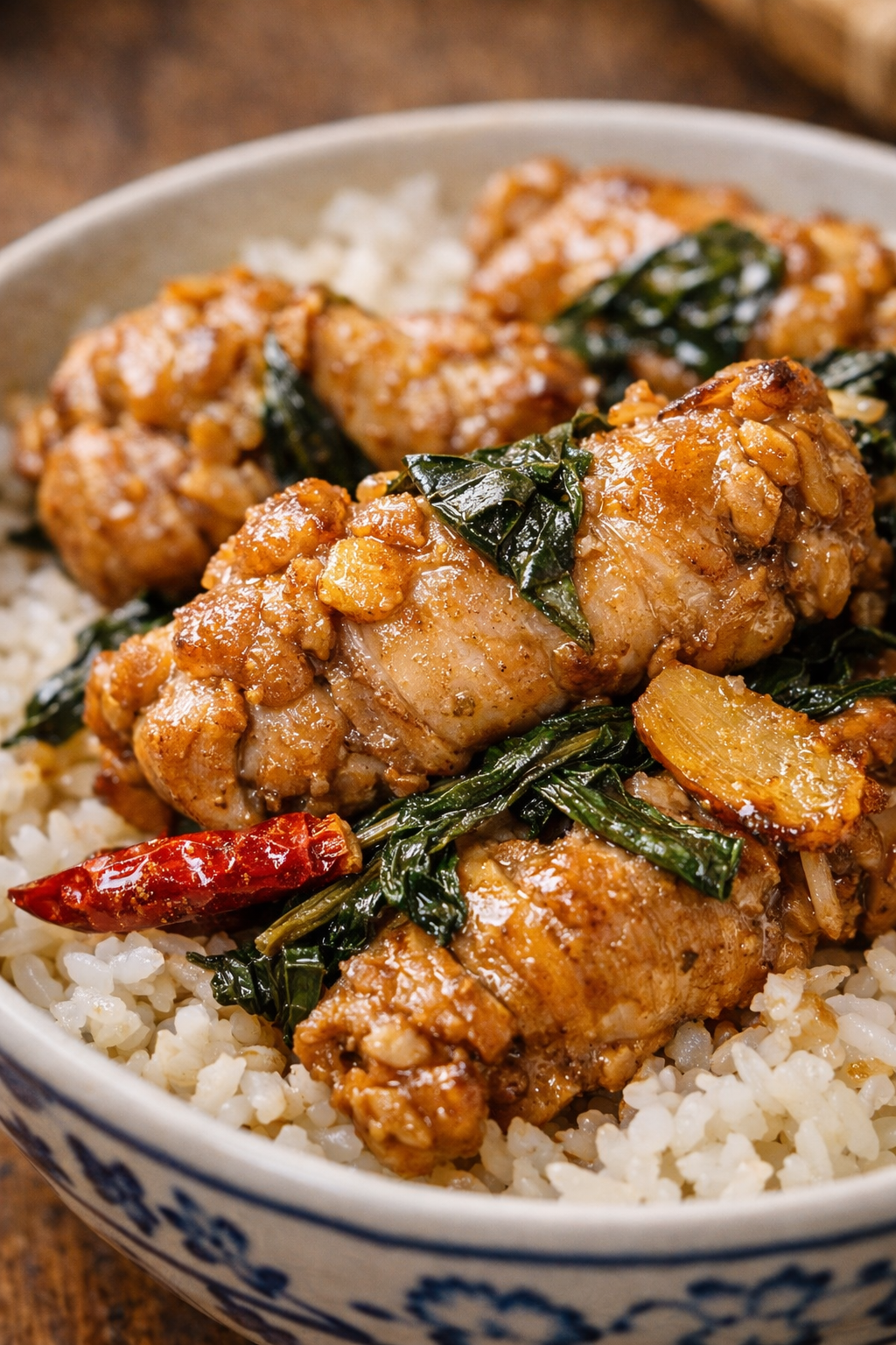 Taiwanese Sesame Oil Chicken (三杯雞)