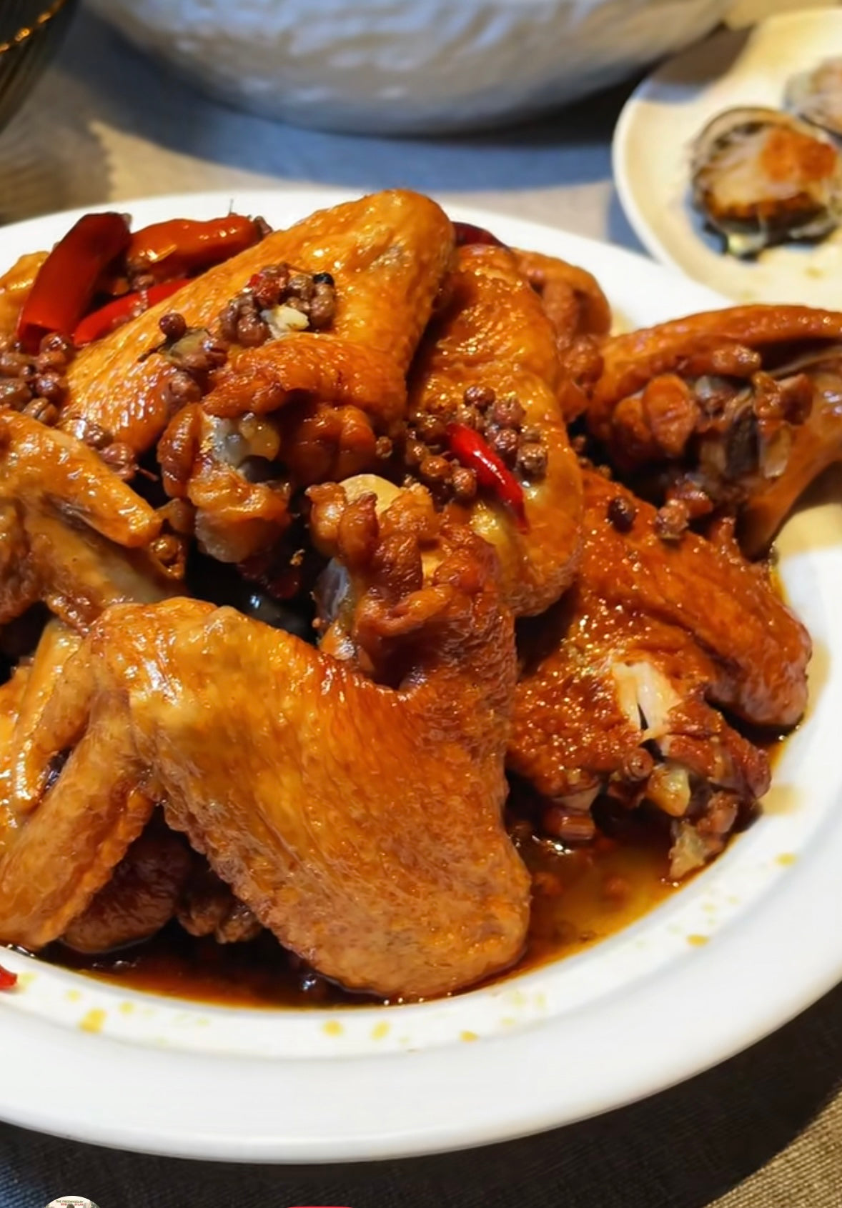 Mala Braised Chicken Wings (Medium spicy)