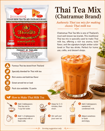ChaTraMue Thai Tea Mix – Thai Black Tea 400g