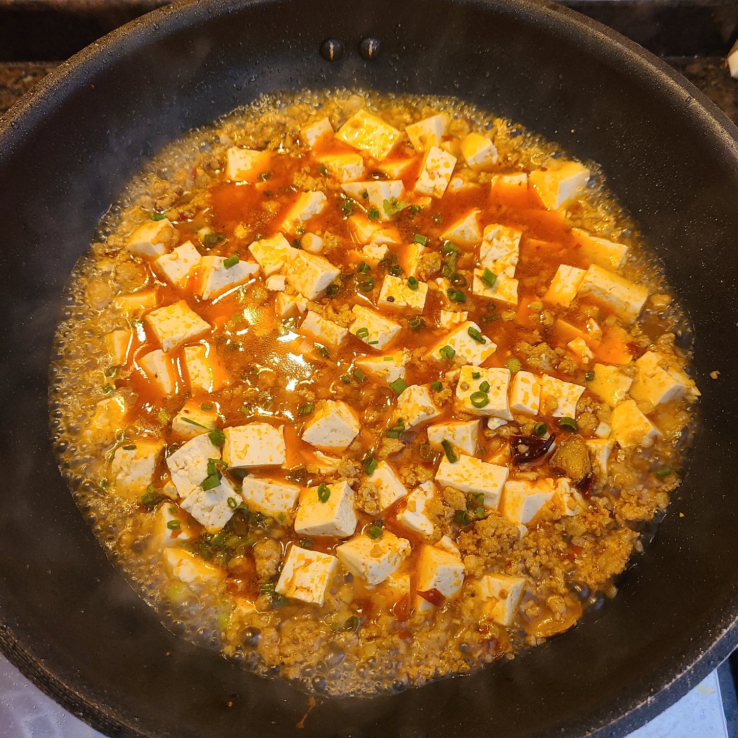 麻婆豚肉ソース（豆腐は入っていません）